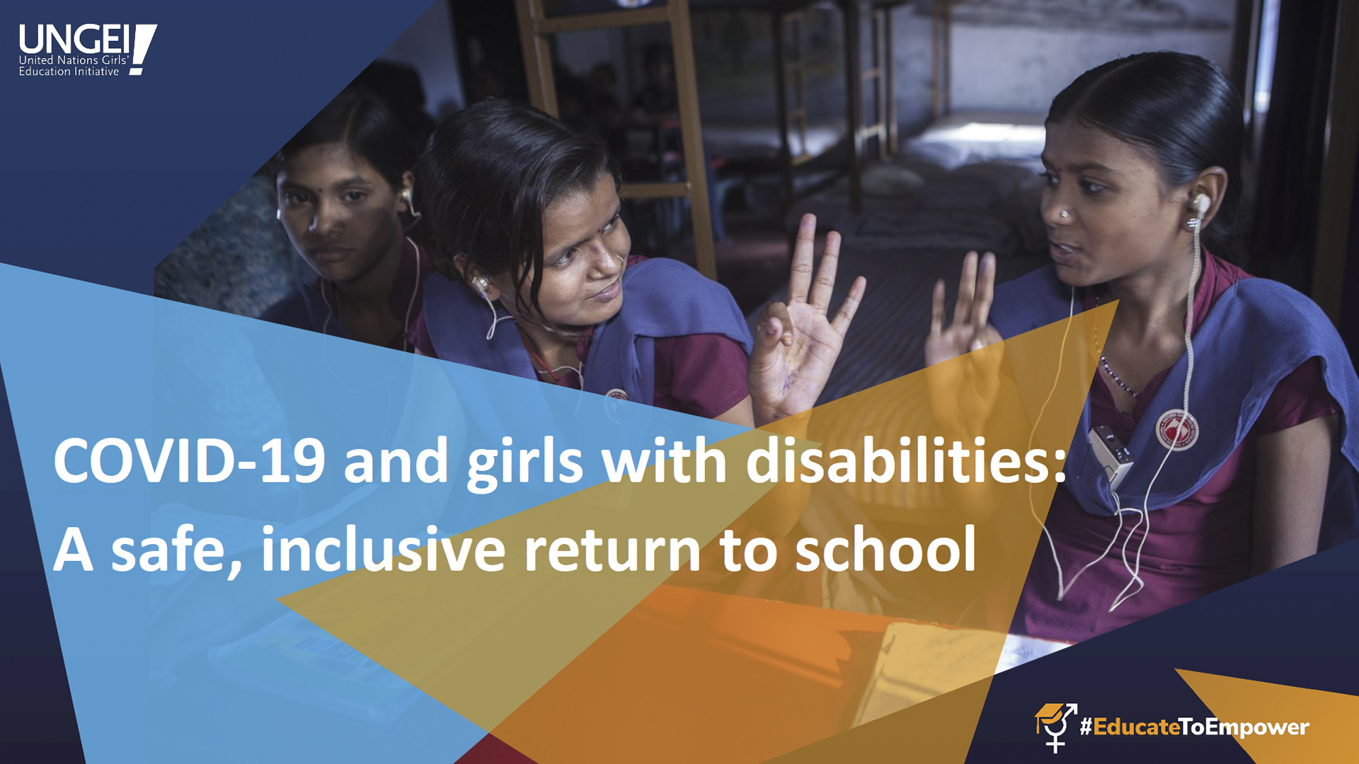 COVID-19 and girls with disabilities: A safe, inclusive return to school - Webinar