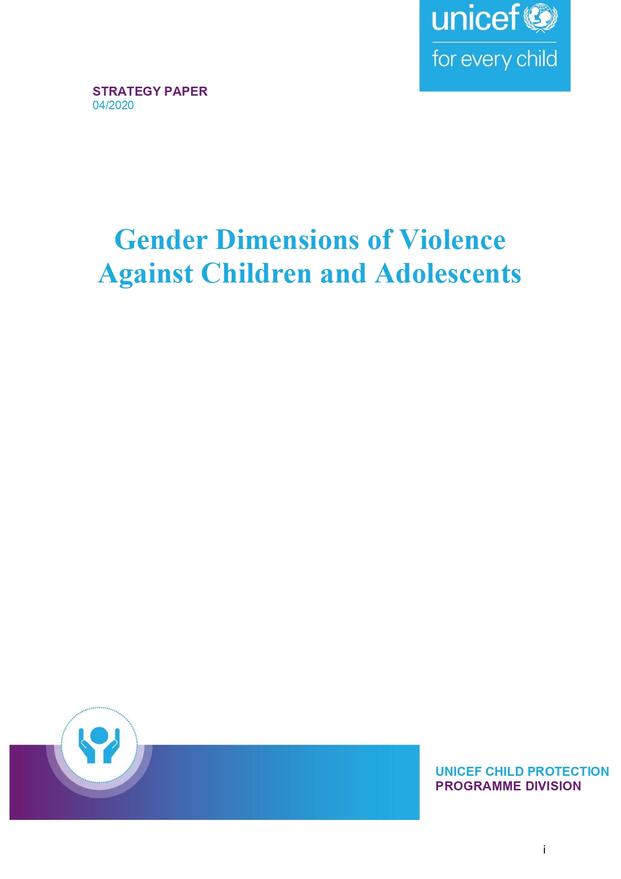 Gender Dimensions of Violence Against Children and Adolescents