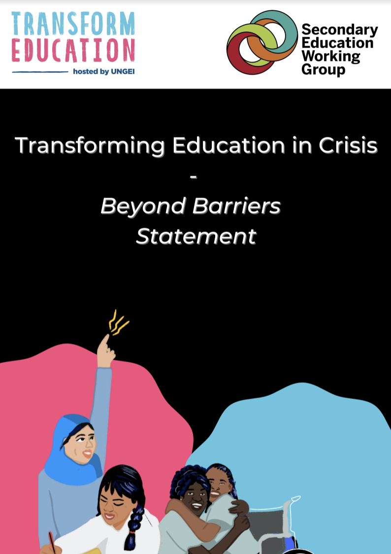 Transforming Education in Crisis Statement