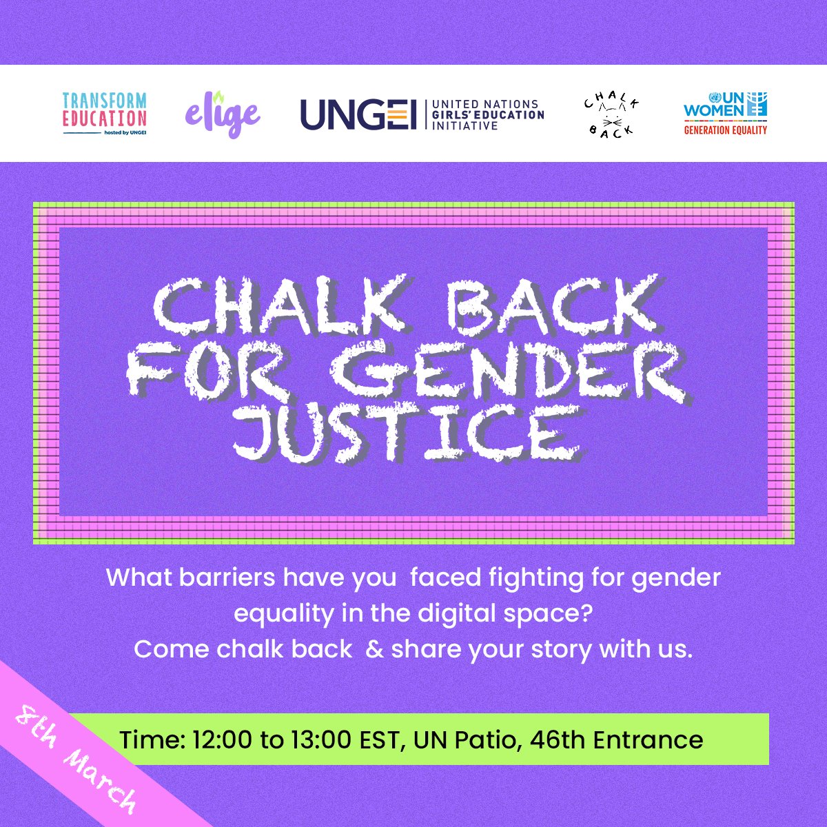 Chalk Back for Gender Justice