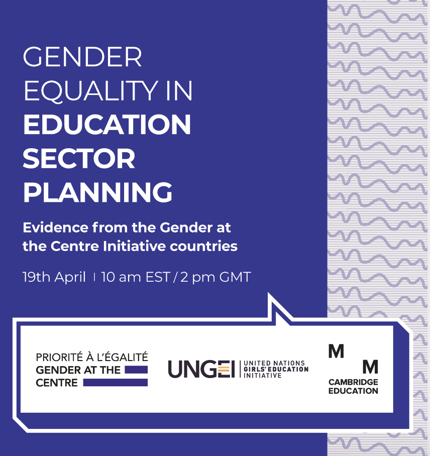 Gender Equality in Education Sector Planning