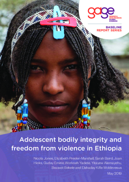 Adolescent bodily integrity and freedom from violence in Ethiopia