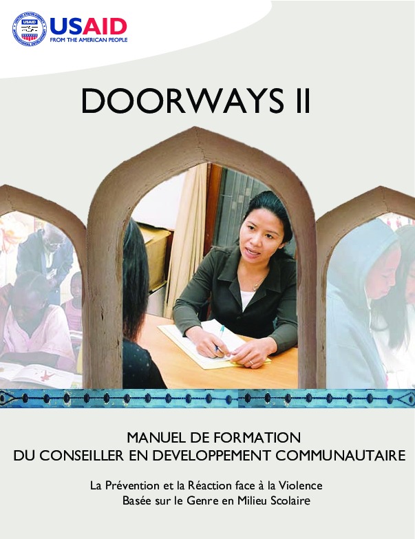 Doorways II: La Prévention et la Réaction face à la Violence Basée sure le Genre en Milieu Scolaire