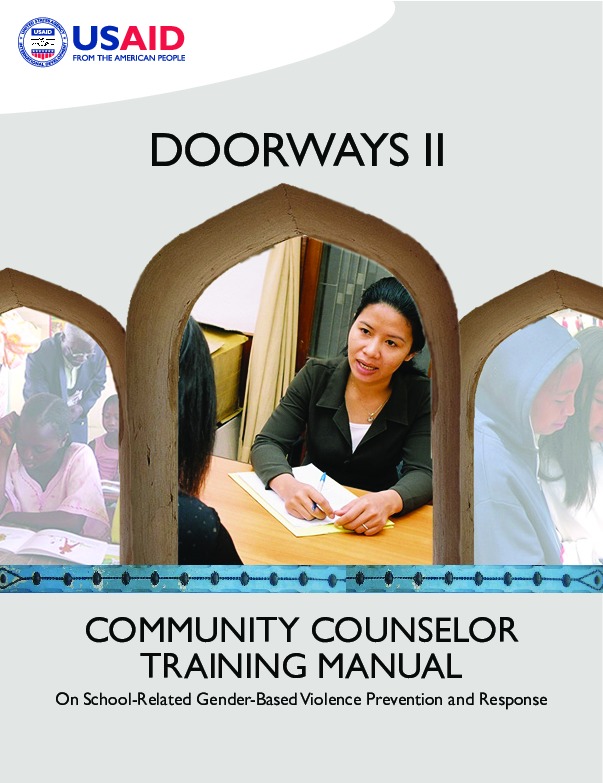 Doorways II: Community counselor training manual on school-related gender-based violence prevention and response