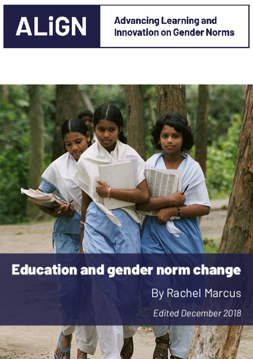 Education and gender norm change