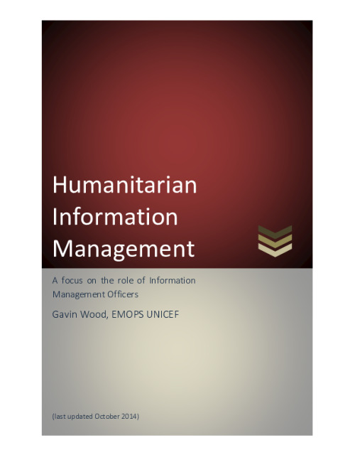 Humanitarian Information Management