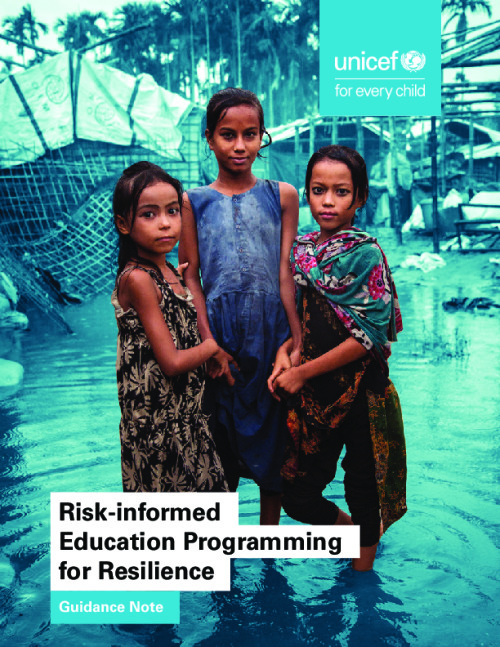 Risk-informed Education Programming for Resilience