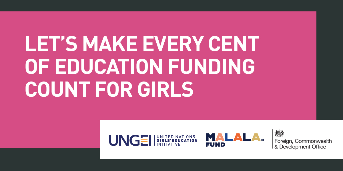 Let's make every cent of education funding count for girls. 