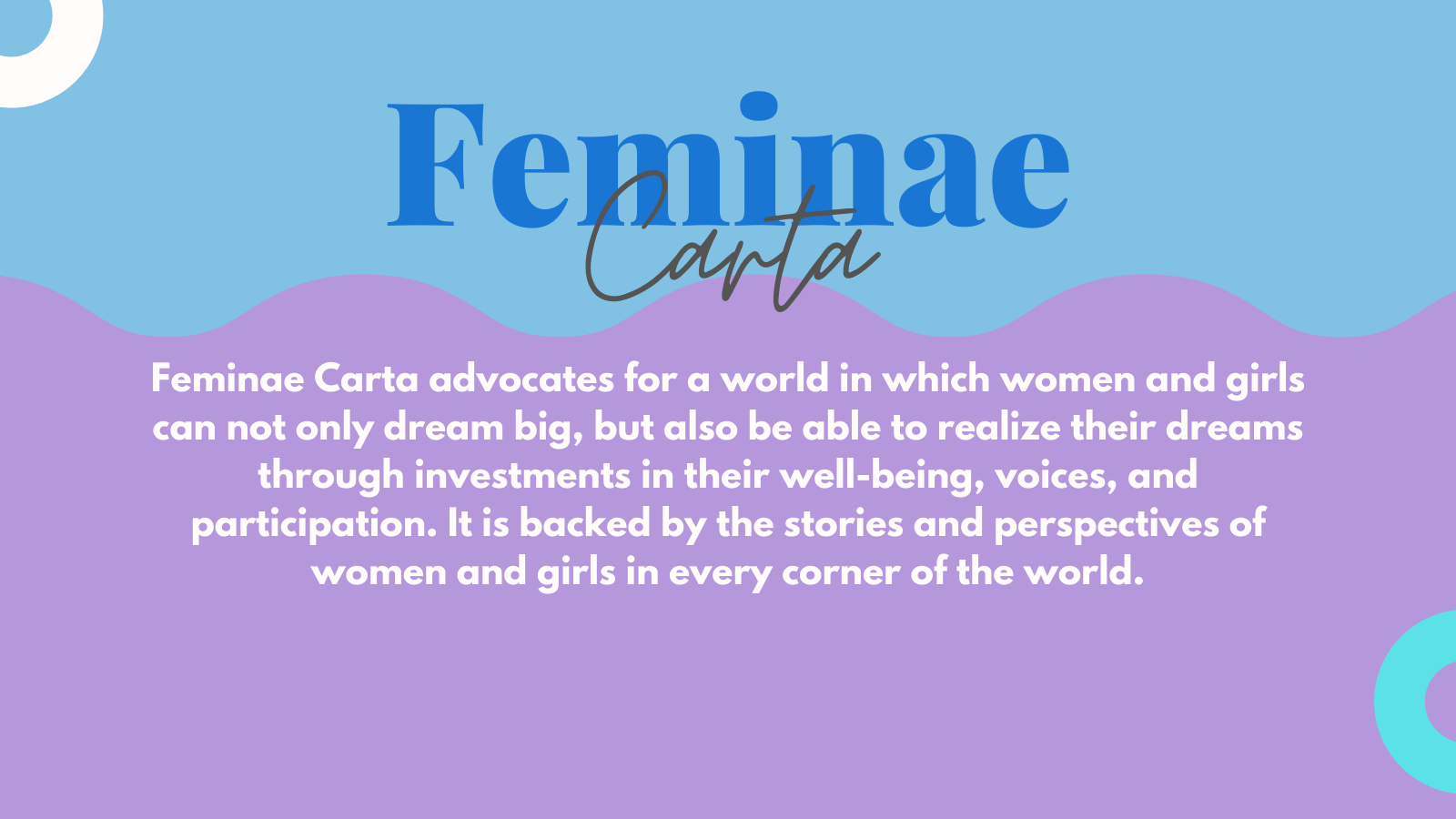 Feminae Carta banner image