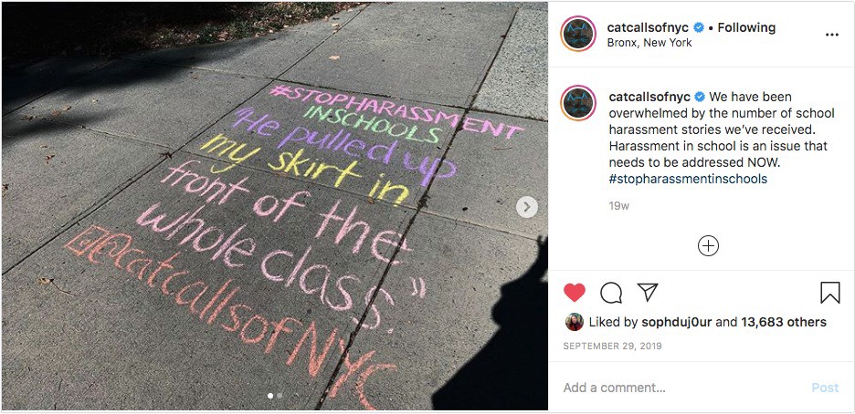 Chalk-Back-street-harassment-New-York-USA