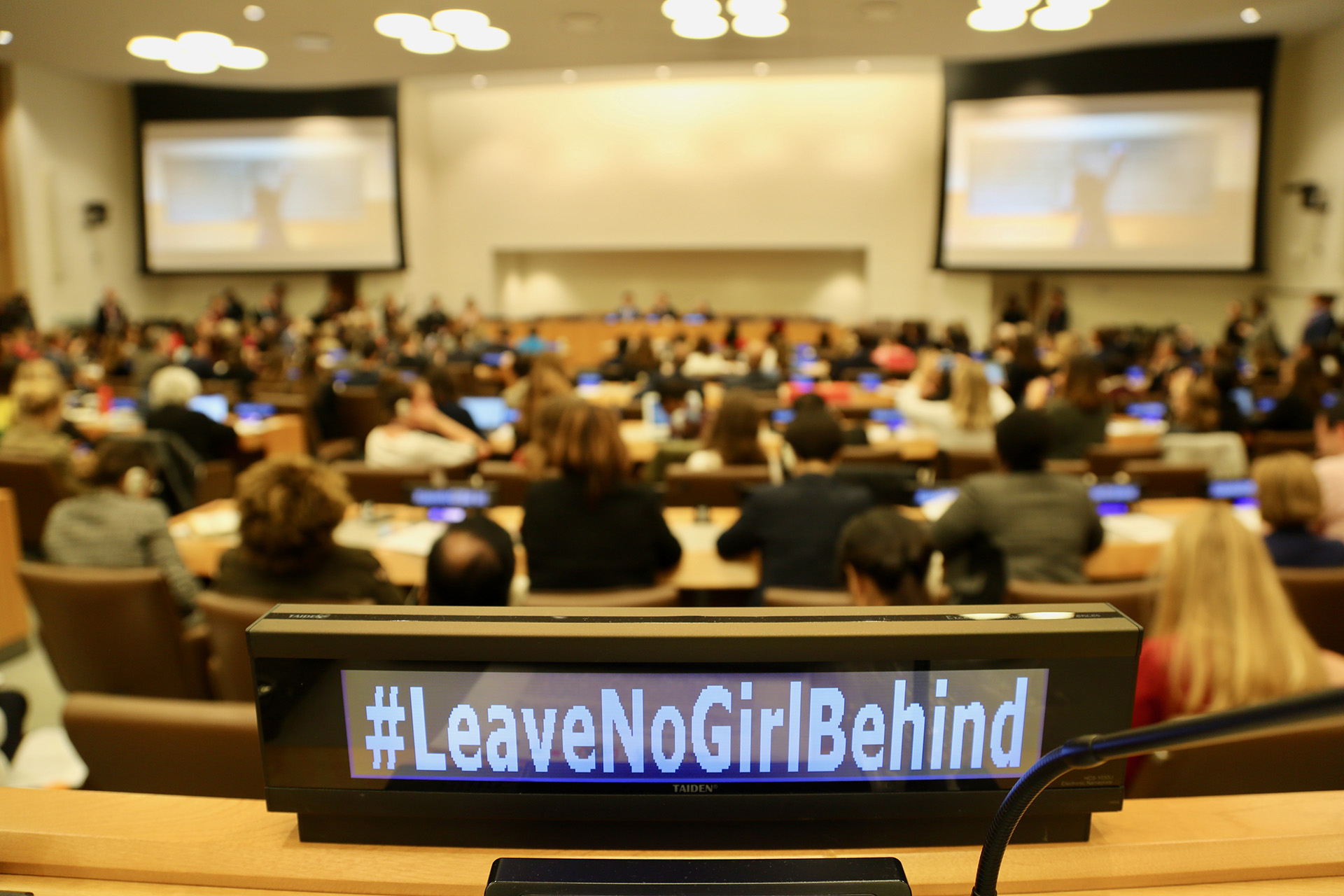 Leave No Girl Behind UNGA New York Sarah Winfield 25 Sep 2018 861A9217