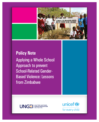 SRGBV lessons from Zimbabwe policy note cover